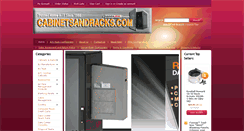 Desktop Screenshot of cabinetsandracks.com